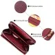 Гаманець ST Leather З натуральної шкіри Бордовий (22551)