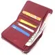 Гаманець ST Leather З натуральної шкіри Бордовий (22551)