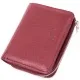 Гаманець ST Leather З натуральної шкіри Бордовий (22551)