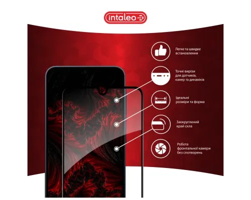 Скло захисне Intaleo Full Glue Samsung A16 Black (1283126598715)