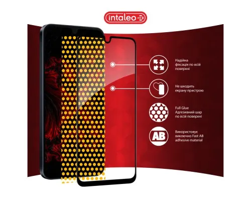 Скло захисне Intaleo Full Glue Samsung A16 Black (1283126598715)