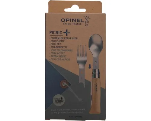 Ніж Opinel 8 VRI Inox Picnic+ (002500)