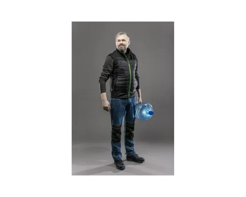 Футболка робоча Hoegert ILM HT5K420-2XL з довгим рукавом 100% бавовна графіт, 2XL (56) (HT5K420-2XL)