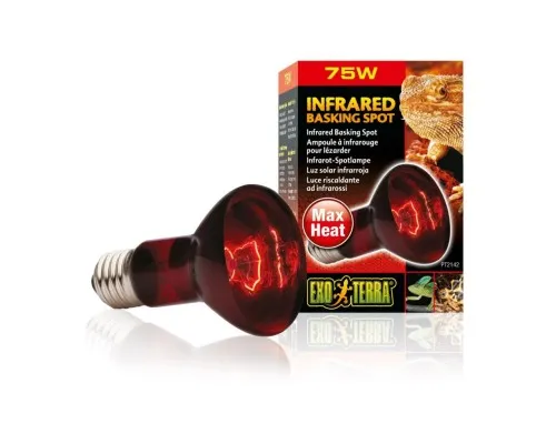 Світильник для тераріума ExoTerra Infared basking spot інфрачервона обігріваюча R20/75 Вт (15561221429)