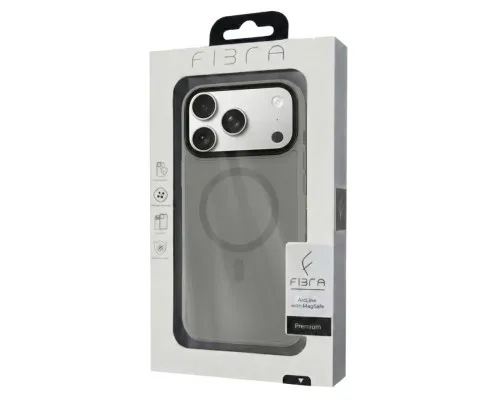 Чохол до мобільного телефона BeCover FIBRA ArcLine MagSafe Apple iPhone 17 Pro Gray (715384)
