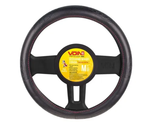 Чохол на руль VITOL M чорн (VLOD-L941 BK/RD M)