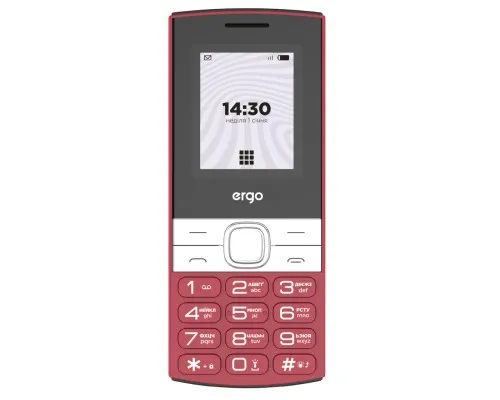 Мобільний телефон Ergo B185 Red