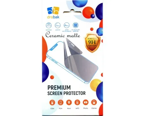 Скло захисне Drobak Samsung Galaxy A57 5G Matte Ceramics Black (151572)