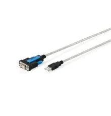 Кабель для передачі даних Digitus USB to COM M 1.8m RS232 FTDI black (DA-70170)