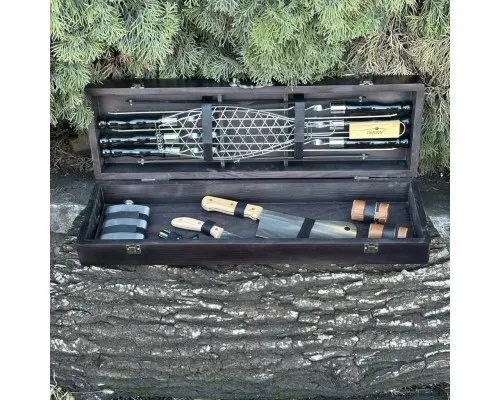 Набір для барбекю Metalzavod Майстер BBQ чорний (PN-BBQ-BL)