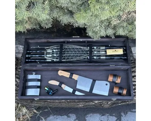 Набір для барбекю Metalzavod Майстер BBQ чорний (PN-BBQ-BL)