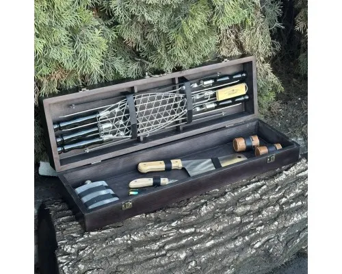 Набір для барбекю Metalzavod Майстер BBQ чорний (PN-BBQ-BL)