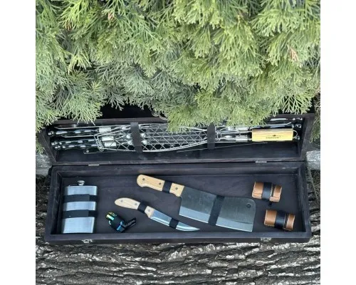 Набір для барбекю Metalzavod Майстер BBQ чорний (PN-BBQ-BL)
