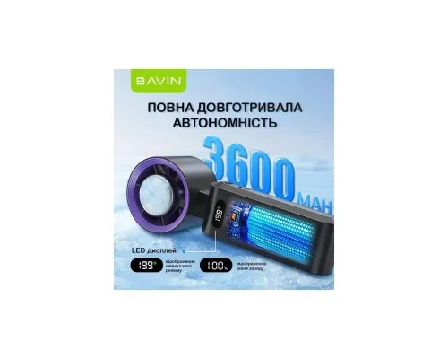 Вентилятор BAVIN BF-004 ICE CUBE TURBO FUN 10000RPM Violet (BF-004 VL)