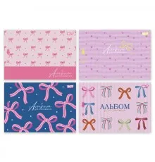 Альбом для малювання Yes Pink bow А4 28 аркушів з перфорацією (130654)