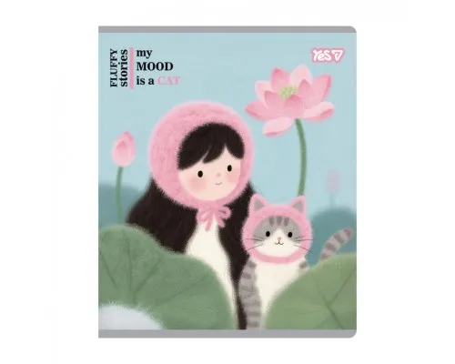 Зошит Yes My mood is a cat А5 12 аркушів клітинка (768604)