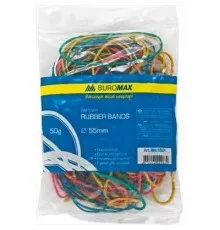Резинки для грошей Buromax JOBMAX assorted colors, 50г (BM.5501)