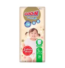 Підгузки GOO.N Premium Soft Трусики 12-17 кг Розмір 5 XL 36 шт (F1010101-158)