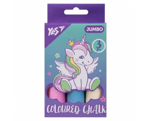 Крейда Yes кольорова Glamour 3 шт JUMBO (400495)