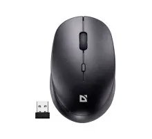 Мишка Defender Auris MB-027 Silent Wireless Black (52027)