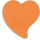 Папір для нотаток Buromax with adhesive layer "Heart", 50 sheets, NEON colors mix (BM.2362-99)