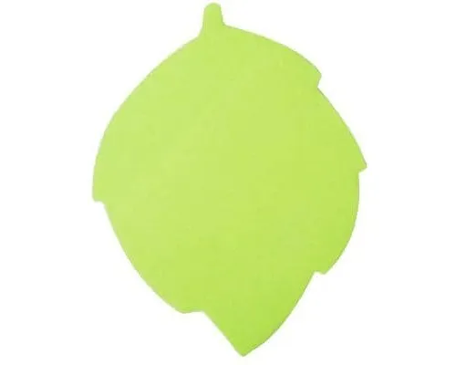 Папір для нотаток Buromax with adhesive layer "Leaf", 50 sheets, NEON colors mix (BM.2367-99)