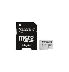 Карта пам'яті Transcend 32GB microSDHC class 10 UHS-I U1 (TS32GUSD300S-A)