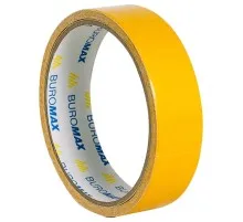 Скотч Buromax двосторонній на тканинній основі 24 мм х 5 м (BM.7554)