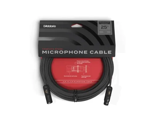 Мікрофонний кабель D'Addario American Stage Microphone Cable 7.5m (PW-AMSM-25)