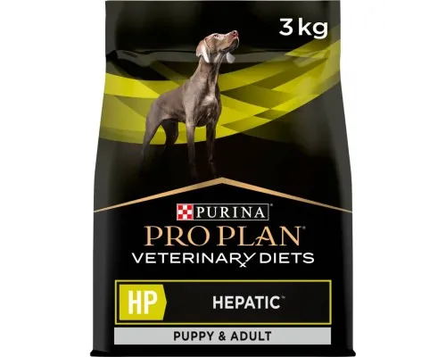 Сухий корм для собак Purina Pro Plan Veterinary Diets HP Hepatic Для підтримання функції печінки при хронічній печінковій недостатності 3 кг (7613034996312)