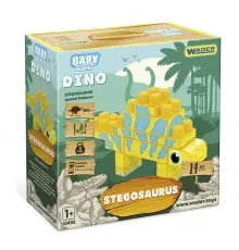 Конструктор Wader Baby Blocks Діно - стегозавр (41495)