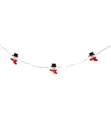 Гірлянда Chomik Струна Сніговик 2.2 м 20 LED Теплий білий (5900779880207)