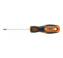Викрутка Neo Tools хрестова, PH0 x 75 мм, CrV (04-177)