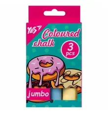 Крейда Yes кольорова Sweet Cream 3 шт JUMBO (400493)
