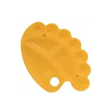 Палітра для малювання Economix Міні овальна, жовта (E81189-05)
