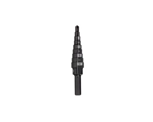 Свердло Milwaukee ступінчасте Step Drill, 4-12мм з кроком 1мм (48899301)