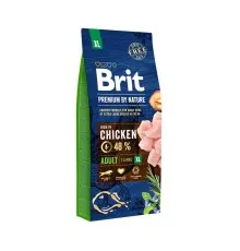Сухий корм для собак Brit Premium Dog Adult XL 15 кг (8595602526529)