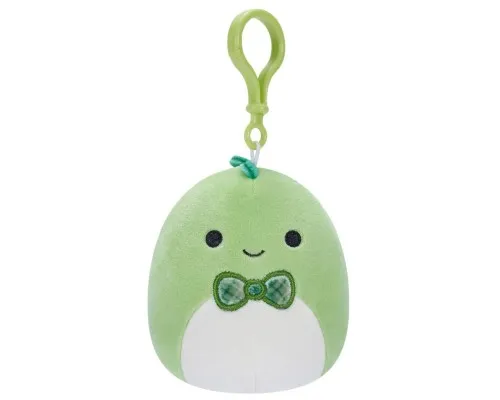 М'яка іграшка Squishmallows на кліпсі – Діно Денні 9 см (SQCP00151)