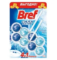 Туалетний блок Bref Сила Актив Дуопак Океанская Свежесть 2х50 г (9000100656863)