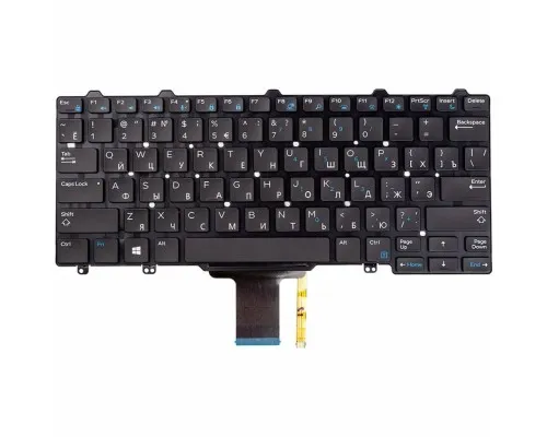 Клавіатура ноутбука Dell Latitude E5270/E7270 черн подсв (KB310775)