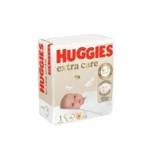 Підгузки Huggies Extra Care Розмір 1 (2-5 кг) 22 шт (5029053583235)