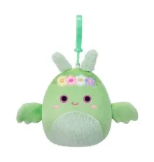 М'яка іграшка Squishmallows на кліпсі – Дракон Тов 9 см (SQCP00217)