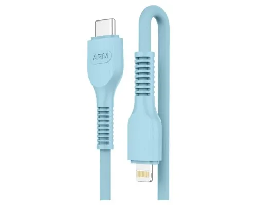 Дата кабель USB-C to Lightning 1.0m AR88 3A Blue Armorstandart (ARM65288)