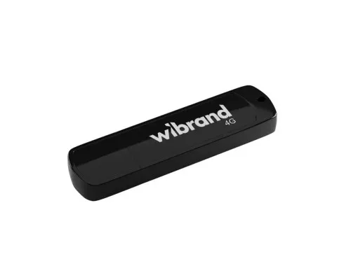 USB флеш накопичувач Wibrand 4GB Grizzly Black USB 2.0 (WI2.0/GR4P3B)