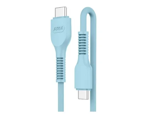 Дата кабель USB-C to USB-C 1.0m AR88 3A blue Armorstandart (ARM65292)