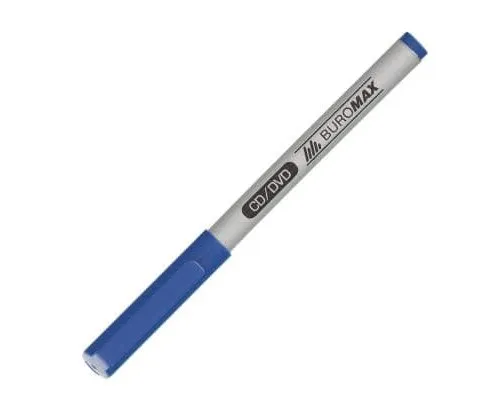 Маркер Buromax CD/DVD "JOBMAX", blue, 0.6мм (BM.8701-02)