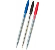 Ручка кулькова Buromax non-retractable, SET*3pcs JOBMAX Corvina (BM.8433)