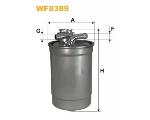 Фільтр паливний Wixfiltron WF8389