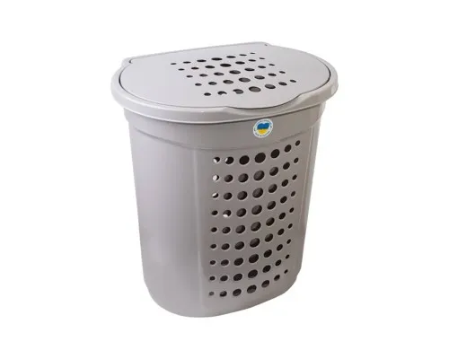 Кошик для білизни Алеана Овальний Какао 60 л (алн 122053/какао)