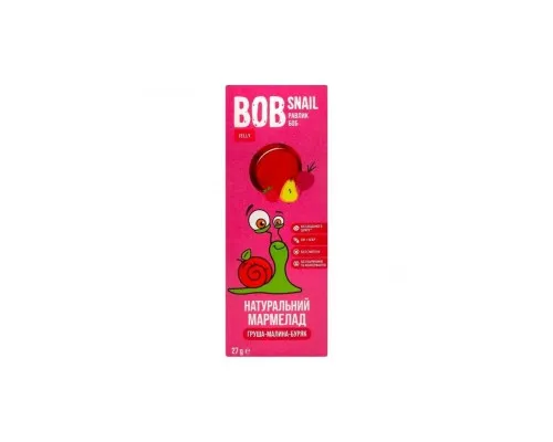 Мармелад Bob Snail груша-малина-буряк 27 г (4820219344216)
